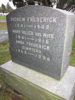 Anna <I>Frederick</I> Olmstead 