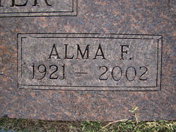 Alma F <I>Smith</I> Crutcher 