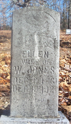 Eleanor “Ellen” <I>Faulconer</I> Hiles-Jones 