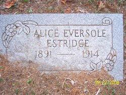 Alice <I>Eversole</I> Estridge 