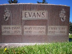 Emma <I>Vine</I> Evans 