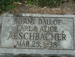 Infant Daughter Aeschbacher 