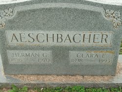 Clara E. <I>Heidbreder</I> Aeschbacher 