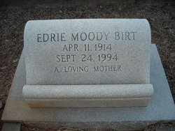 Edrie <I>Moody</I> Birt 