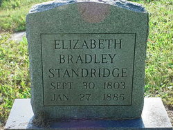 Elizabeth <I>Bradley</I> Standridge 