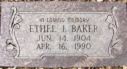 Ethel I. <I>Renner</I> Baker 