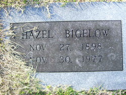 Hazel <I>Shaffer</I> Bigelow 