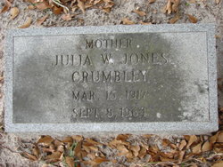 Julia W <I>Jones</I> Crumbley 