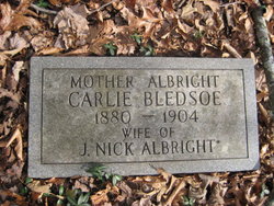 Carlie <I>Bledsoe</I> Albright 
