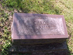 Carol <I>Powell</I> Burckhardt 