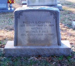 Mildred P <I>Hill</I> Chaffin 