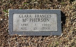 Clara Frances McPherson 