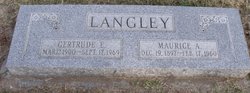 Maurice A Langley 