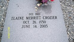 Elaine “Dee-Dee” <I>Merritt</I> Crozier 