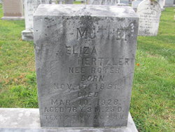 Eliza <I>Royer</I> Hertzler 