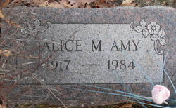 Alice Mary <I>Hodgins</I> Amy 