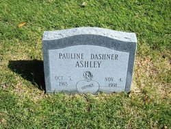 Pauline <I>Dashner</I> Ashley 