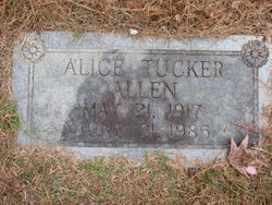 Alice <I>Tucker</I> Allen 