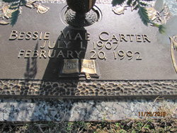 Bessie Mae <I>Wright</I> Carter 
