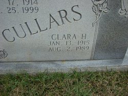Clara M <I>Horn</I> Cullars 