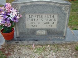 Myrtle Ruth <I>Cullars</I> Black 