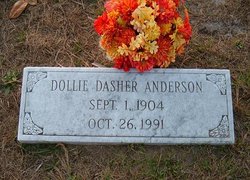 Dollie Burnice <I>Dasher</I> Anderson 