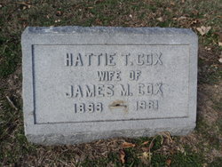 Hattie Cridlin <I>Taylor</I> Cox 