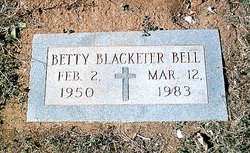 Betty Jean <I>Blacketer</I> Bell 