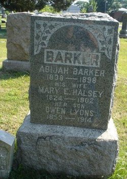 Mary <I>Halsey</I> Barker 