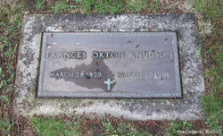 Frances Oxton Knudson 