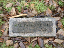 Mae <I>Parks</I> Adams 