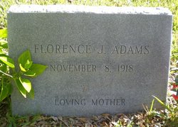 Florence J. <I>Buckles</I> Adams 