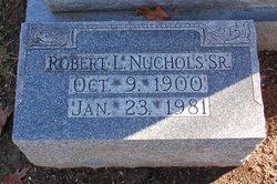 Robert L Nuchols Sr.