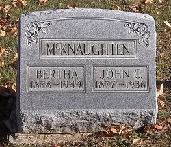 Emma Bertha <I>Hughes</I> McKnaughten 