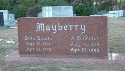 Billie Louise <I>King</I> Mayberry 