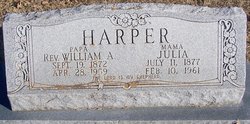 Julia <I>Evans</I> Harper 