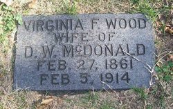 Virginia F. <I>Wood</I> McDonald 