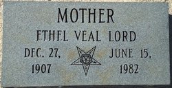 Ethel Lena <I>Burch</I> Veal-Lord 