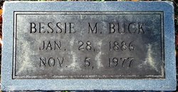 Bessie M <I>Holliday</I> Buck 