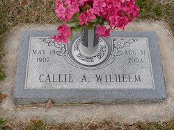 Callie Elsie <I>Armentrout</I> Wilhelm 