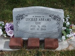 Lucille “Lou” <I>Johnson</I> Abrams 
