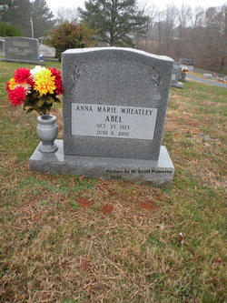 Anna Marie <I>Wheatley</I> Abel 