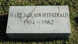 Mary <I>Jackson</I> Fitz-Gerald 