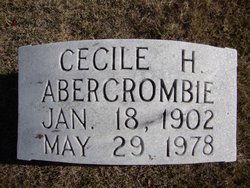 Cecile <I>Hill</I> Abercrombie 