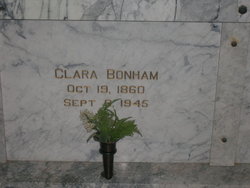Clara <I>Harris</I> Bonham 