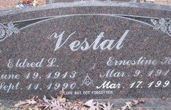 Alma Ernestine <I>Hendrix</I> Vestal 