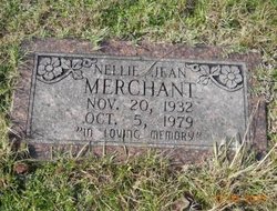 Nellie Jean <I>Roach</I> Merchant 