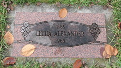 Letha <I>Fisher</I> Alexander 