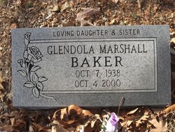 Glendola <I>Marshall</I> Baker 