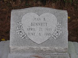 Jean “Burnie” <I>Burnett</I> Bennett 